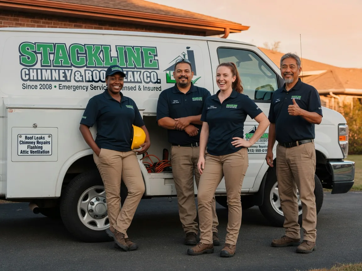 Chimney flashing repair company in Georgetown, CA